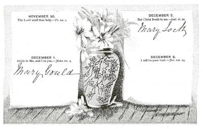Birthday Book Mary Lock