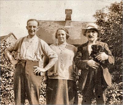Charles and Mary Gregory 1939 Charles and Mary Gregory with Charles Adams 1939