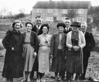Fearn Family 1953 Hilda, Mary, William, Ann, Lucy, Edward, Elsie and John Fearn 1953