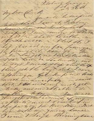 Pilsbury Letter 4B