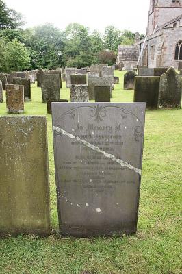 Gravestone of Samuel Berisford 1797-1857