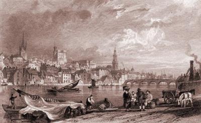Newcastle 1832 Newcastle from the River Tyne 1832
