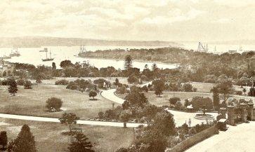 Sydney Harbour in the 1880s Sydney Harbour in the 1880s
